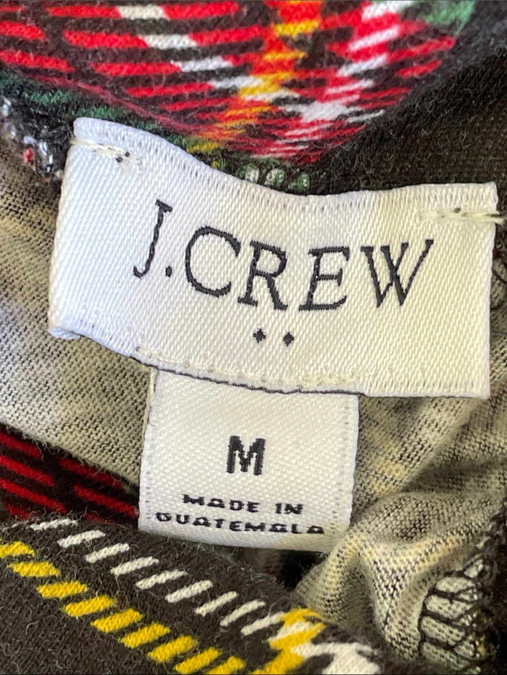J.Crew Classic Stewart Plaid Tissue Turtleneck Top - Picture 5 of 7